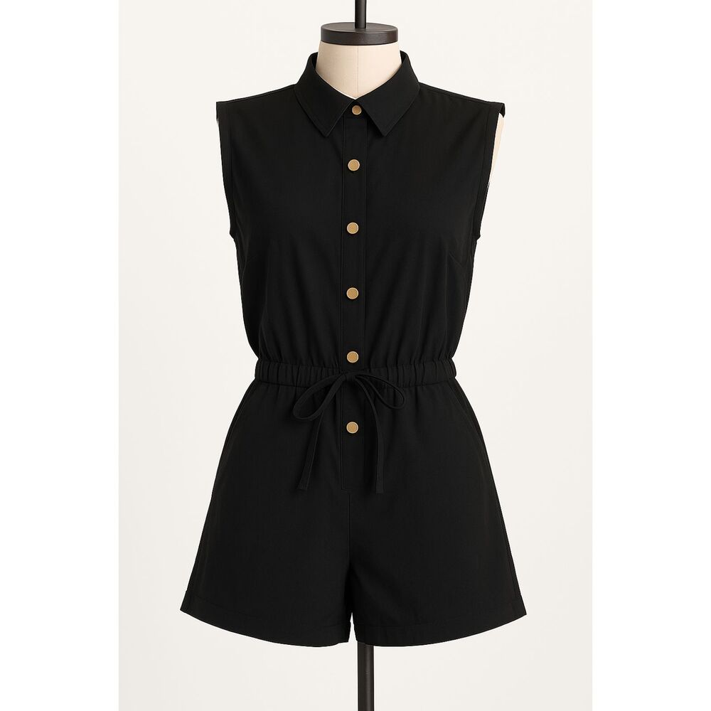 Gobles Button Down Romper, NIP